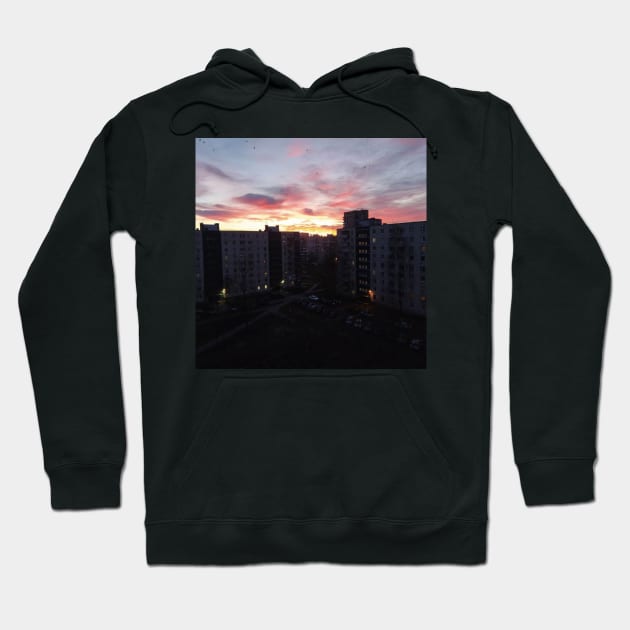 Dawn in the city (Photo) Hoodie by MadCap